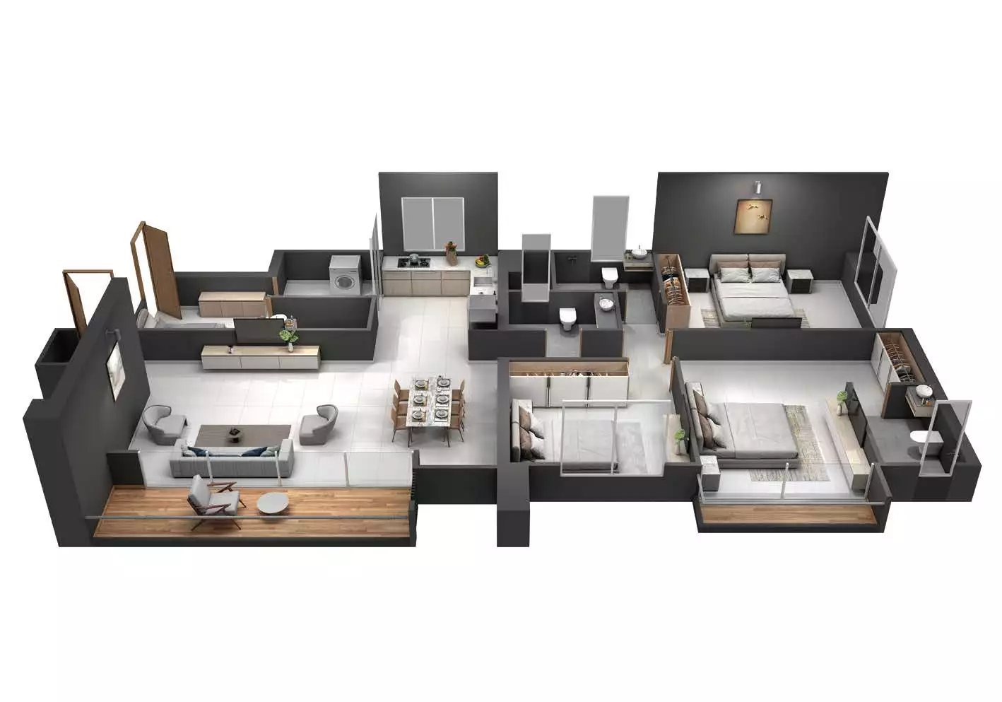 4 BHK Floor Plan